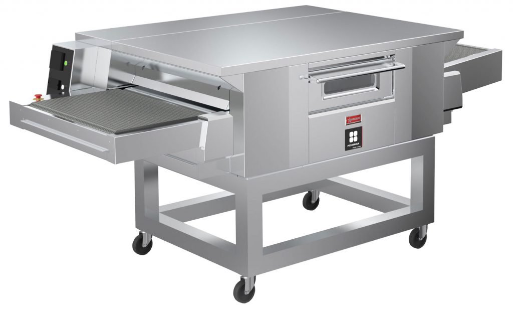 Pizza Electric Oven Omcan Dragon 24-inch High Productivity Static Conveyor Oven 47575