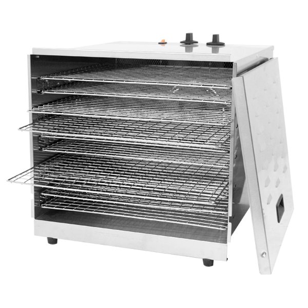Omcan Stainless Steel Food Dehydrator with 10 Racks 43222
