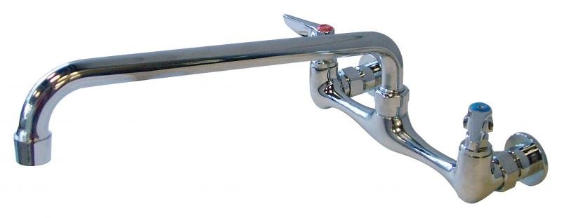 Compartment Sink 8" on Center Faucet Taps with 14" Spout 18x18 and larger sinks 23517
