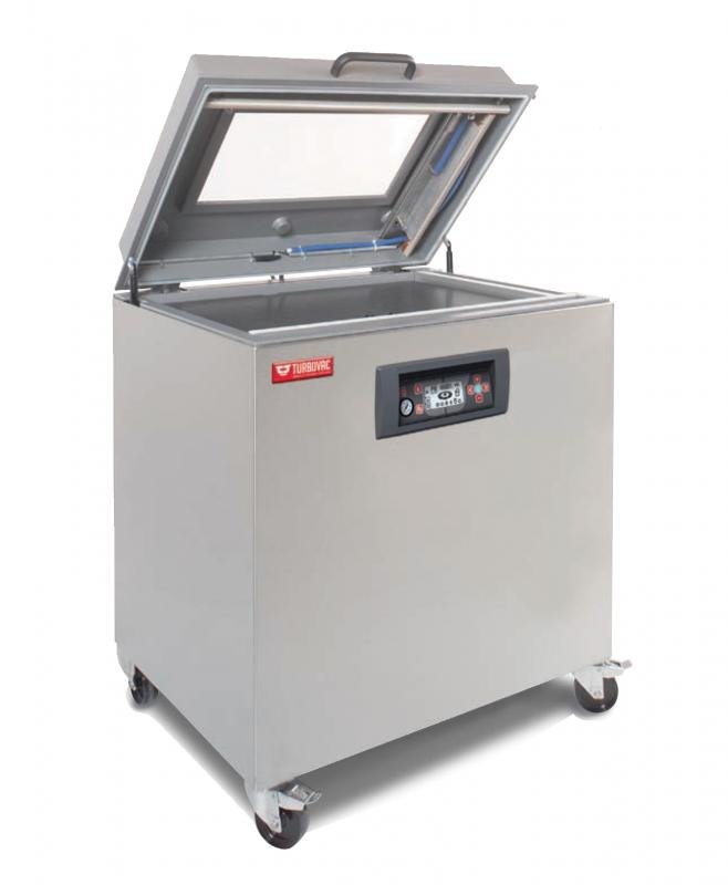 Omcan Turbovac Heavy-Duty Table Top Vacuum Packaging Machine with Aluminum Cover and 31.5″ Seal Length 50005