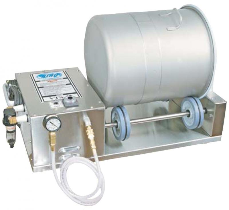 Omcan Biro Vacuum Marinating Tumbler with 40 lb. Capacity and Stainless Steel Drums with Remote Pump VTS- 41 45435
