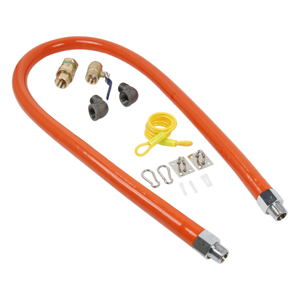 48″ x 3/4" Commercial Gas Hose Kit - 47871