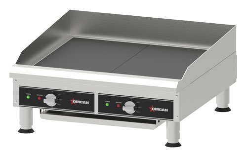 24-inch Electric Charbroiler with Grill and Griddle Plate Attachments – 3.6 KW, 240 V 46886