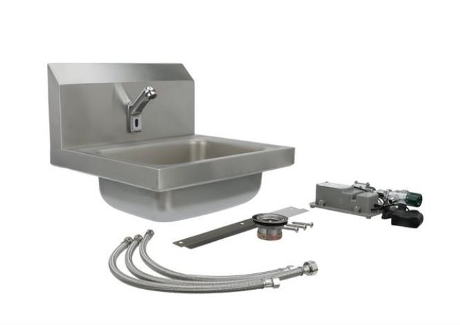 Intelli-Flo EZ Electronic Hand Wash Station AC Power with Thermostatic Mixing Valve and 1.5 gpm Laminar Flow - KE25-B131-CB1