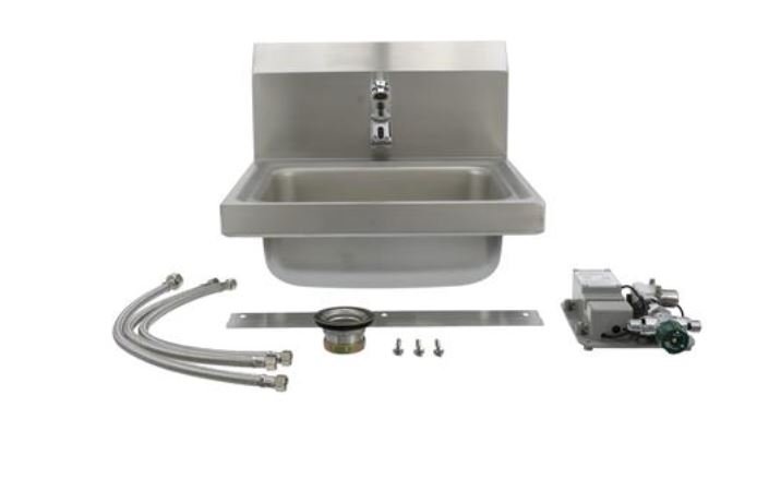 Intelli-Flo EZ Electronic Hand Wash Station with Thermostatic Mixing Valve and 1.5 gpm Laminar Flow - KE25-B031-CB1