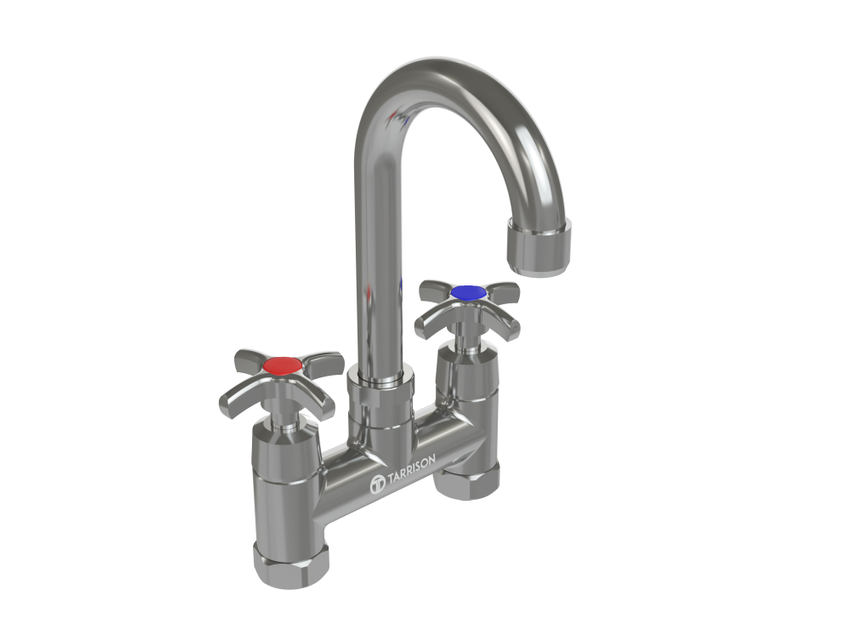 Tarrison Commercial Heavy Duty Faucet for Ice Bin with Sink Combo TP-PF4DK3GC-Kit