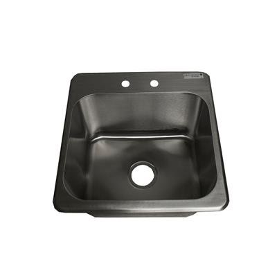 BK RESOURCES 1 COMPARTMENT DROPIN SINK 18"X15"X10" DDI-18151024