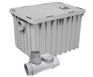 Endura Grease Trap Interceptor 15 to 20lbs 15 GPM with 2" Connector 3915A02-V