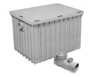 Endura Grease Trap Interceptor 100lbs 50GPM with 3" Connector 3950A03-V