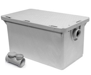 Endura Grease Trap Interceptor 50lbs 25 GPM with 2" Connector 3925XTA02-V
