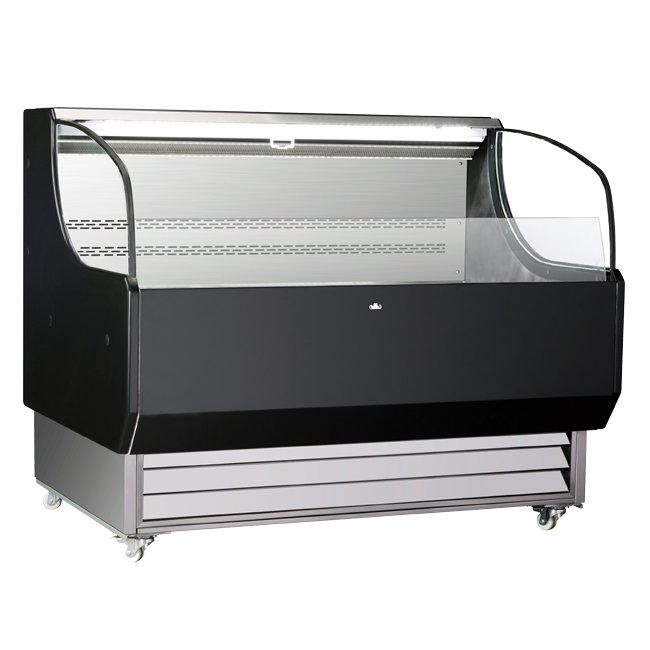 52" Omcan Grab-and-Go Open Refrigerated Floor Self-Serve Display Case with 13.07 cu.ft. Capacity 44544