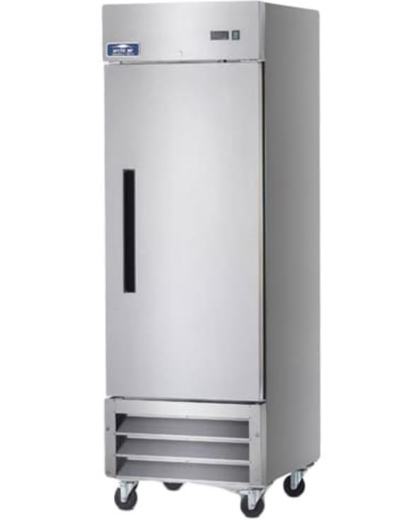 Arctic Air 23 CuFt 1 Door Solid SS Reach-In Freezer AF23