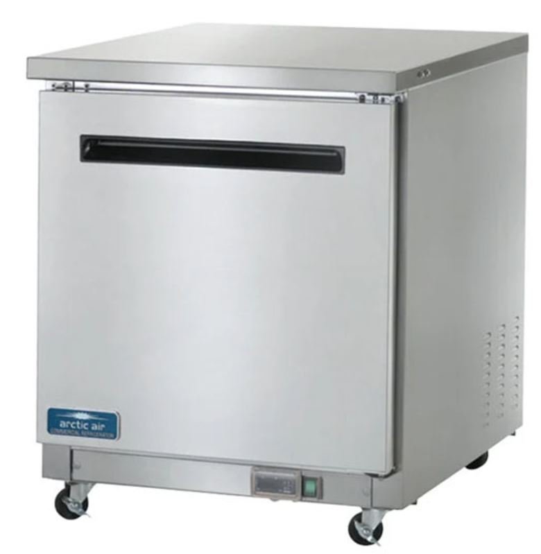 Arctic Air 27 CuFt 1 Door Solid SS Undercounter Freezer AUC27F