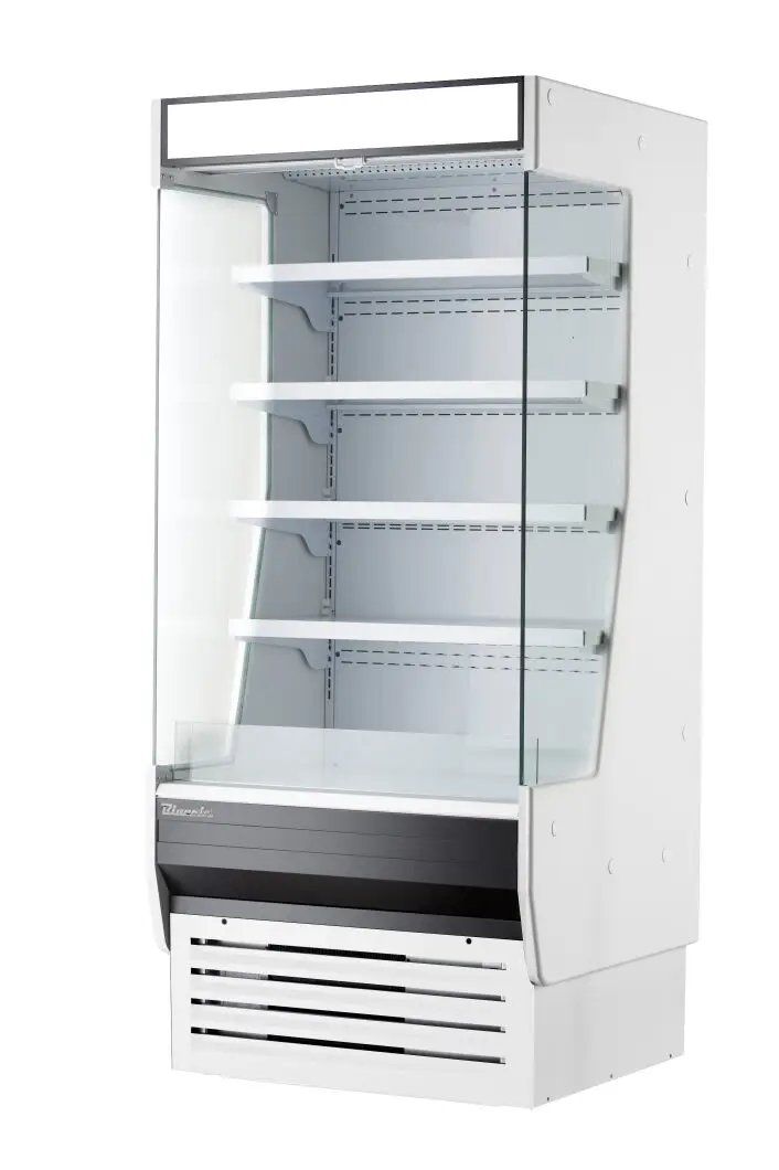 36" Blue Air Open Air Grab N Go Glass Side Display Case BOD-36G