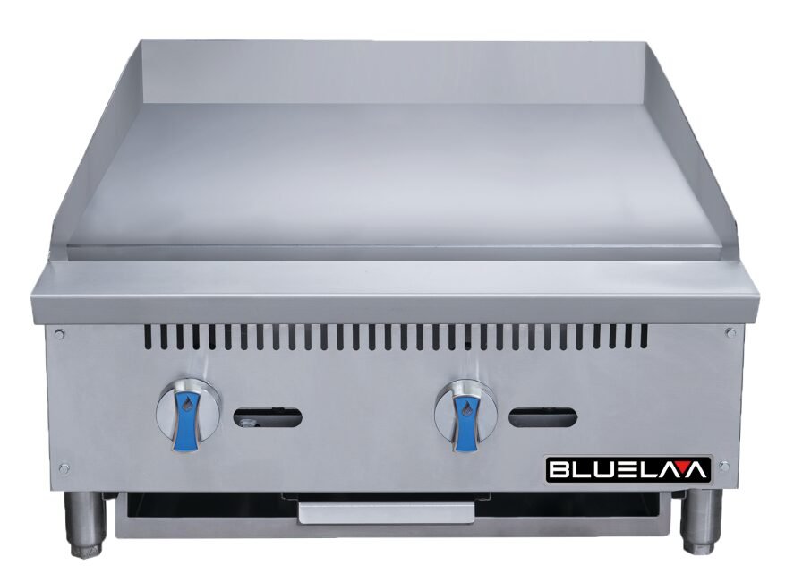 24" Blue Lava 24" Deep Griddle Flat Top NG/LP Gas BLGM24-24D