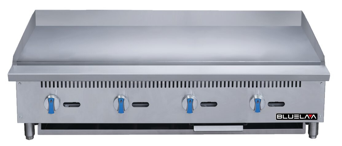 48" Blue Lava 24" Deep Griddle Flat Top LP/NG Gas BLGM48-24D