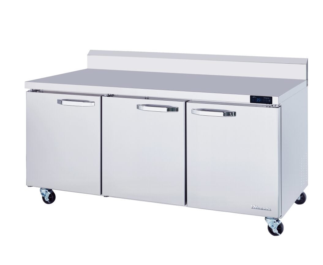 72" Blue Air Worktop Refrigerator 3 Door BLUR72-WT-HC