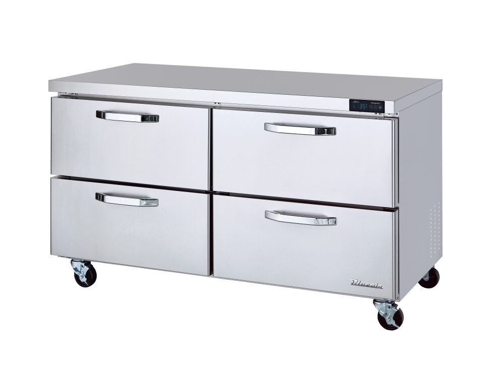 60" Blue Air Undercounter Refrigerator 4 Drawers BLUR60-D4-HC