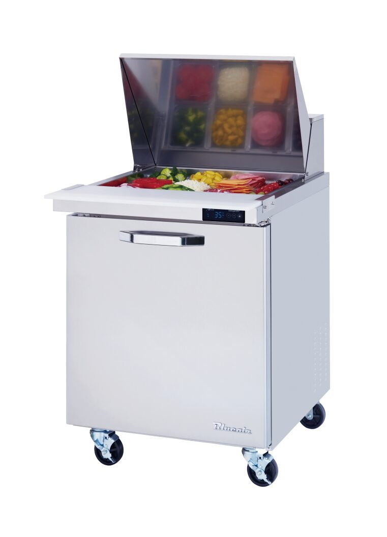 28" Blue Air Mega Top Sandwich Prep Table 1 Door BLMT28-HC