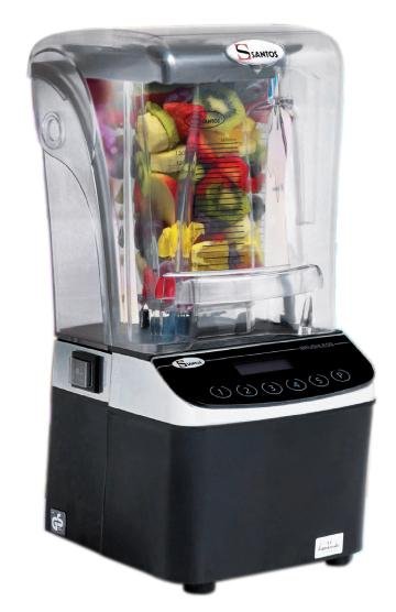Omcan Santos #62 Countertop Blender with Brushless Motor, heavy Duty Max 4.02 HP / 3000 W 39703