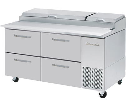 Blue Air 67" Pizza Prep Table 4 Drawers BAPP67-D4-HC