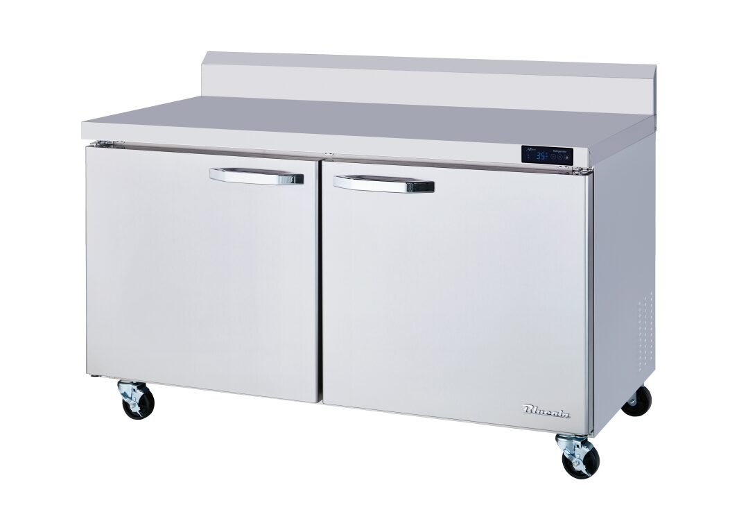 60" Blue Air Worktop Freezer 2 Door BLUF60-WT-HC