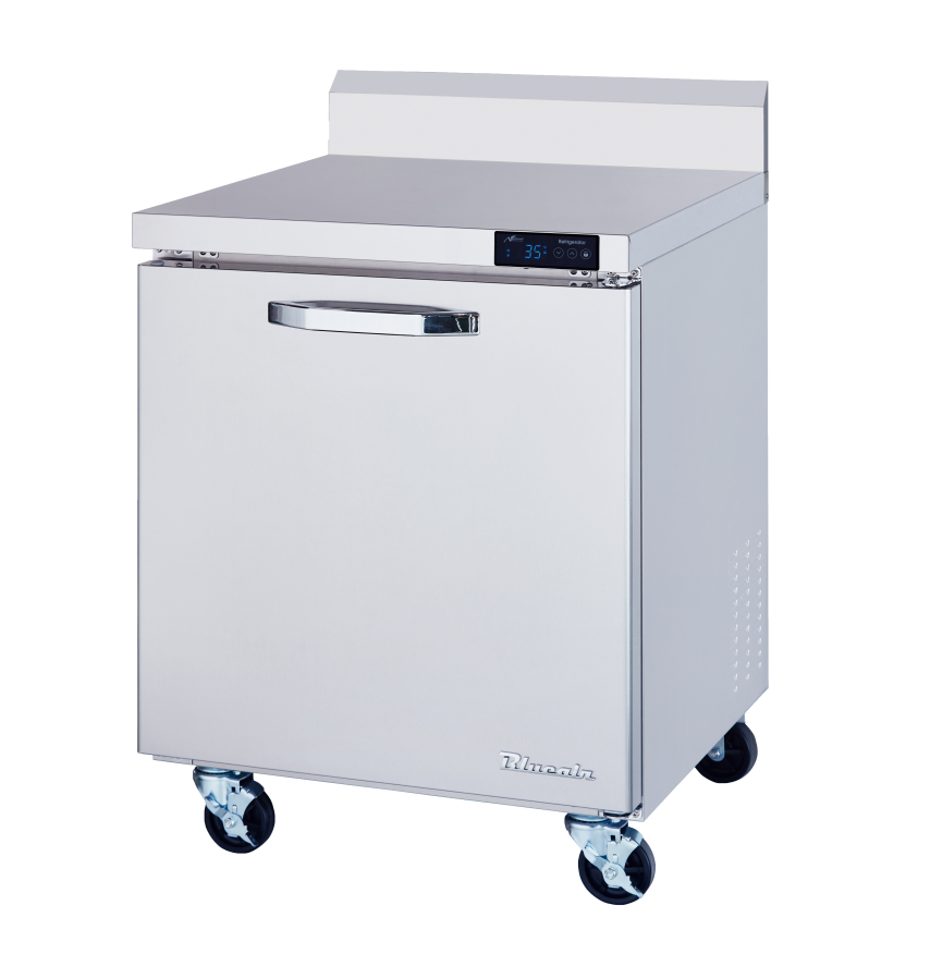 28" Blue Air Worktop 1 Door Solid SS Freezer BLUF28-WT-HC