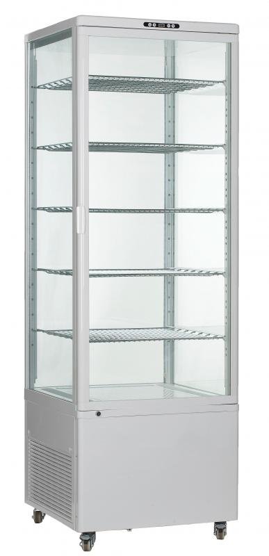 26″ Refrigerated Floor Display Showcase Cooler 17.65cu.ft 110V Omcan 34874