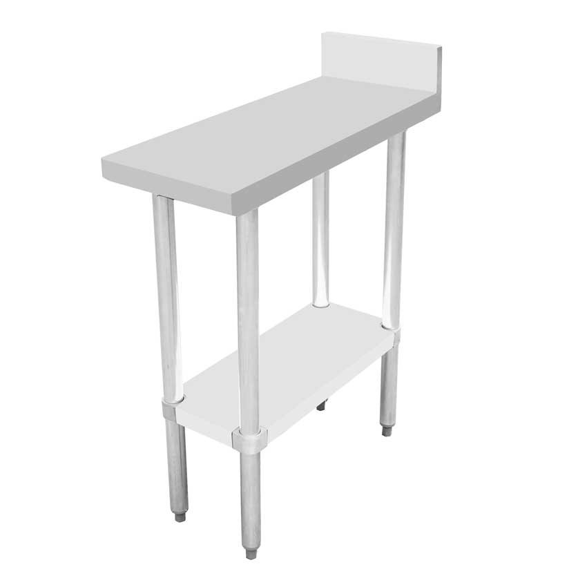 30″ x 12″ Equipment Filler Table with 4″ Backsplash 46513