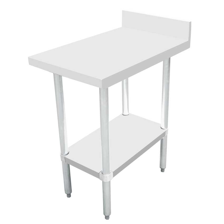 30″ x 18″ Equipment Filler Table with 4″ Backsplash 46515