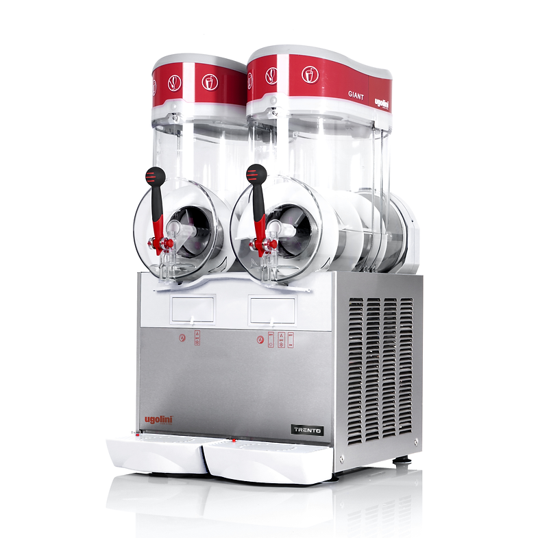 Countertop Ugolini GIANT Multi-Functional Double Bowl Granita / Slushy Machine with Magnetic Drive – 2 x 4 Gal. (15L) 49080