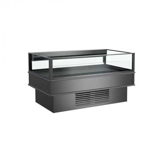 97 3/4" Commercial Refrigerated Self-Service Open Air Freezer Multi-Purpose Island 240V 30amp 6-30 plug MI48RF