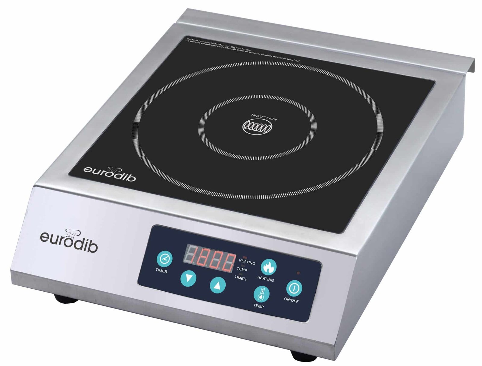 Electric 1800 Watt Commercial 1 Burner Induction Cooker 120V CI1800