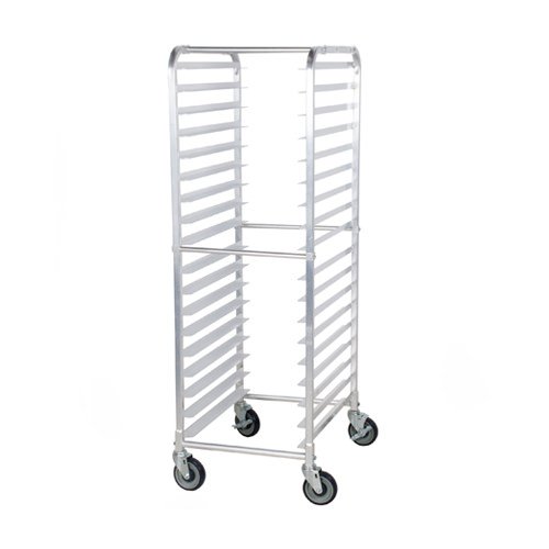 12 Pan Open Bun Pan Rack on Wheels CBO125-V