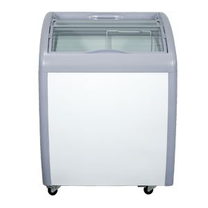 26″ Curved Glass Top Novelty Ice Cream Freezer FCCG-26-V