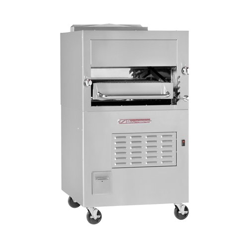 Free Standing Infrared Natural Gas Single Broiler With Enclosed Base Standalone 170-V