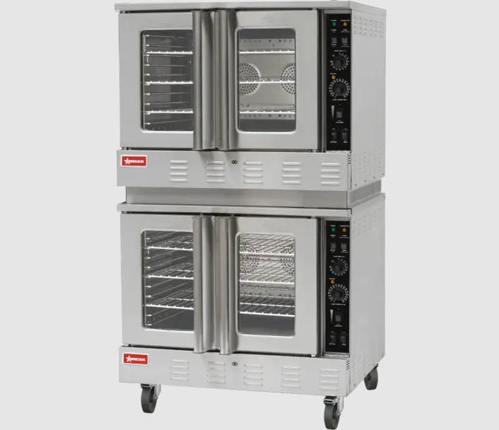 120,000 BTU Convection Oven Double Deck 40" Full Size Natural Gas 48060