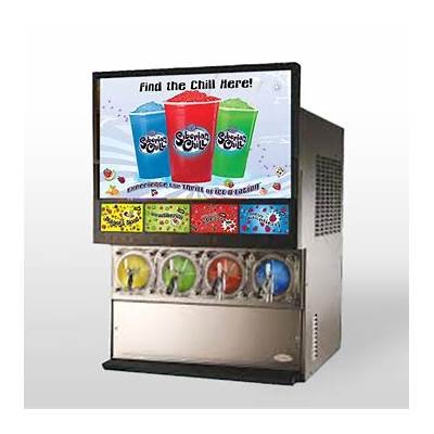 Refurbished Cornelius Viper Frozen Carbonated Beverage Dispenser Slush Slurpee Drinks 4 Flavors