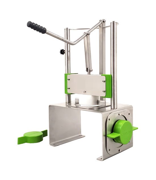 Tabletop Manual Pineapple Corer and Peeler Machine with Stainless Steel 89″ and 95″ Blades 47415