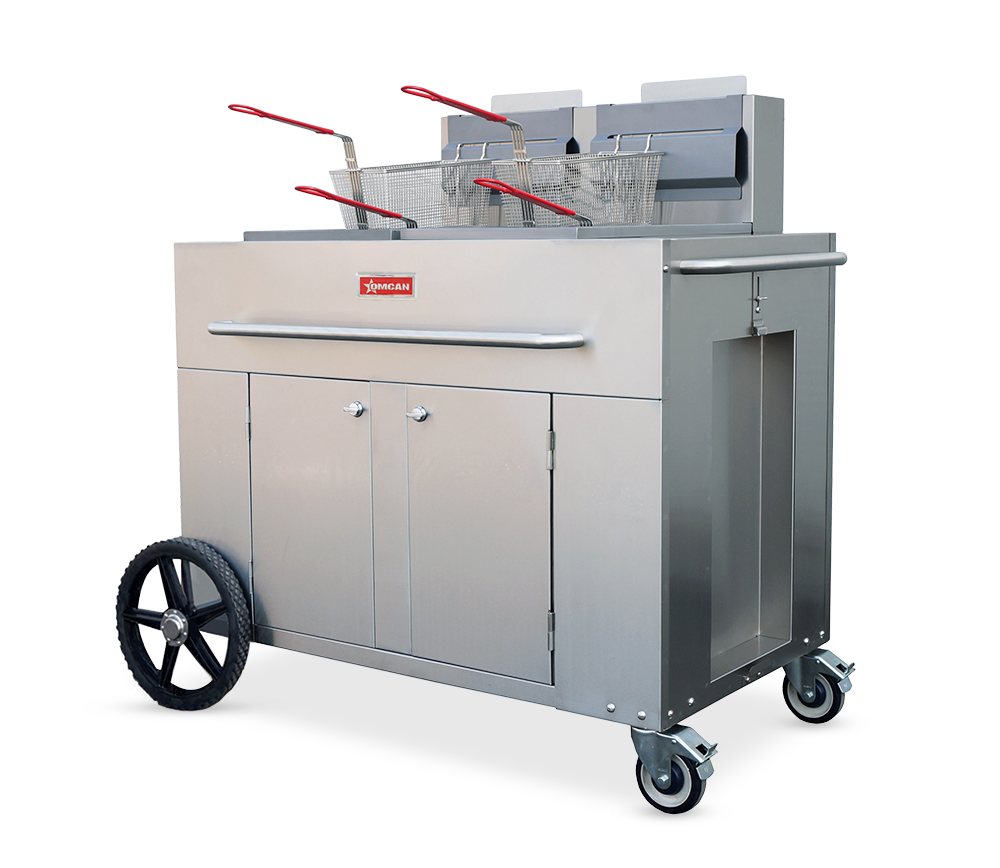 Commercial Outdoor Portable Deep Fryer Double Tank Propane 47355