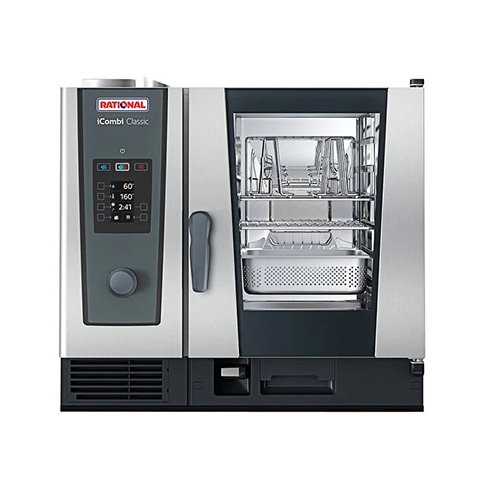 Rational iCombi Pro ICP-6-HALF-E 6 Pan Half Size Electric Combi Oven – LM100BE