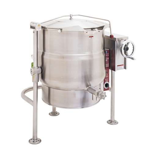 80 Gallon Electric Steam Kettle Tilt Tri-Leg 2/3 Jacket 240V 3 Phase Power ELT-80