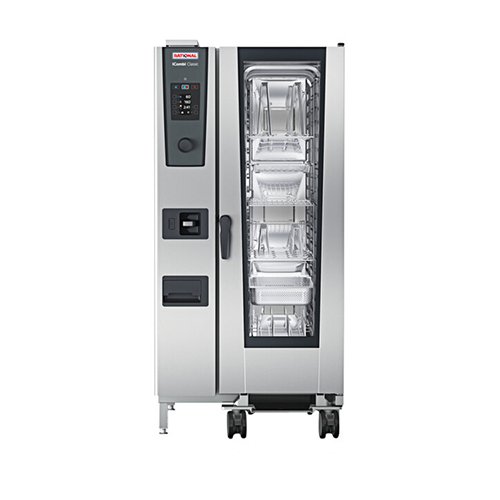Rational iCombi Classic ICC-20-HALF-E 20 Pan Half Size Natural Gas Combi Oven – LM200FG