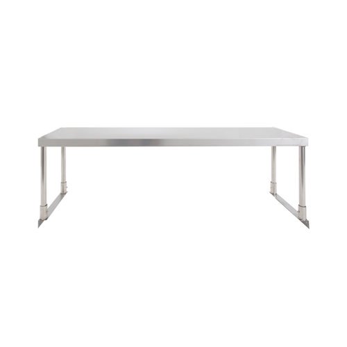 Single 12″ x 96″ 18 Gauge Stainless Steel Overshelf TOS1296