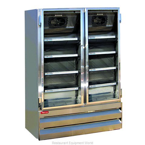 42 CuFt Capacity Howard McCray Refrigerator Merchandiser Two Door Cooler GR42BM-S