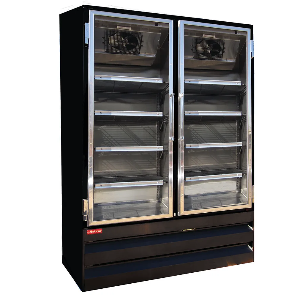 42 CuFt Capacity Howard McCray Refrigerator Merchandiser Two Door Cooler GR42BM-B