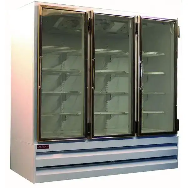 Howard McCray Freezer Frozen Foods Merchandiser Three Door Freezer 65 Cu. Ft. Capacity GF65BM-S-FF