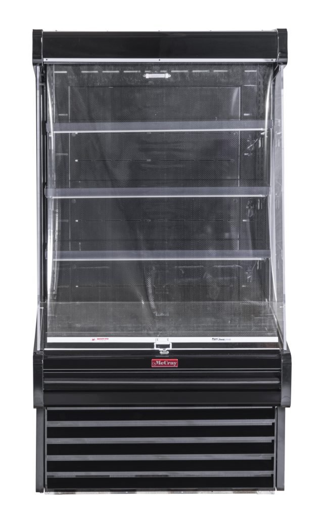 51" W Howard McCray Open Merchandisers 30E Series Self-Contained Endless Design Dairy Cooler Stainless Steel SC-OD30E-4-S-LED