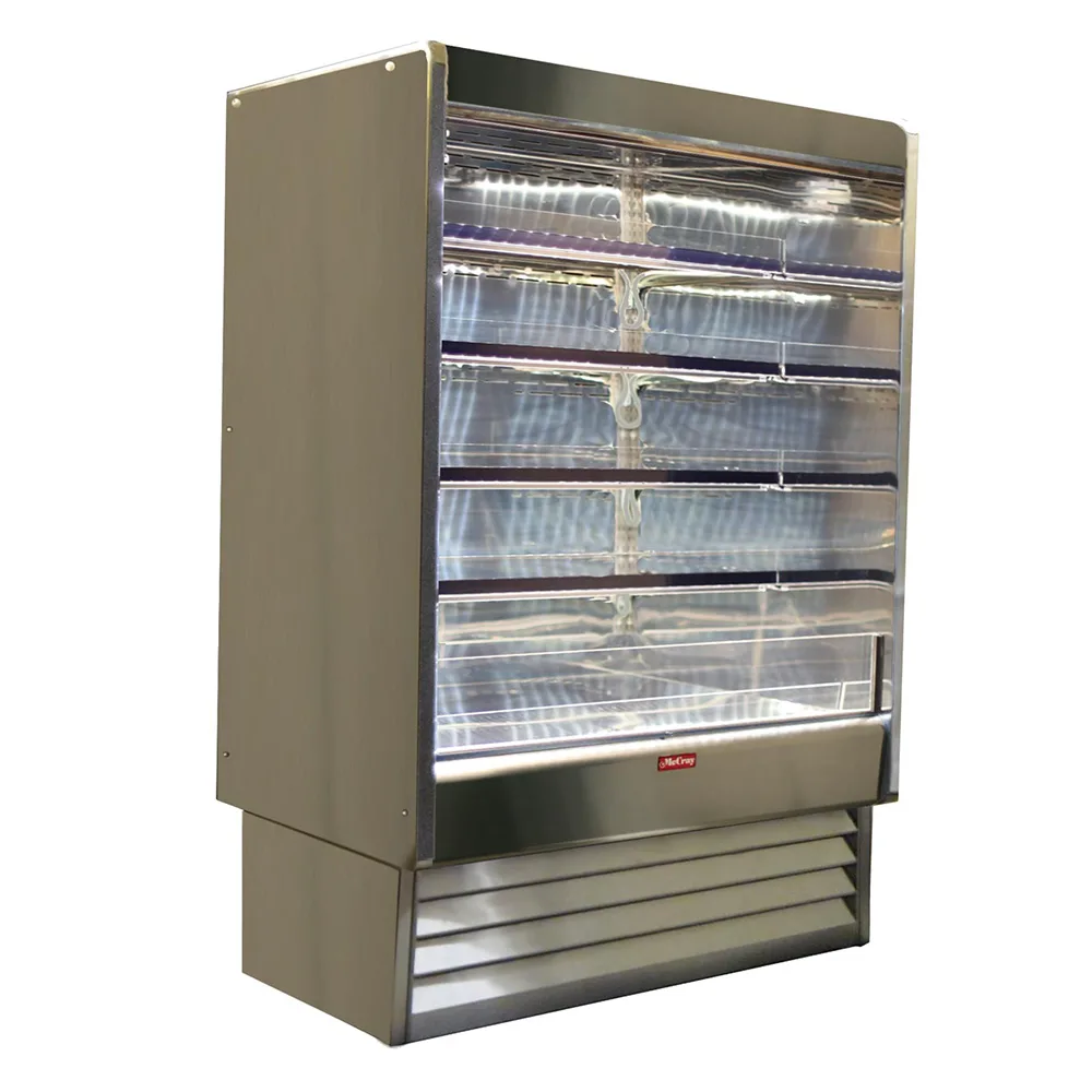 75" W Howard McCray Grab N Go Vertical Open Air Cooler w/ (5) Levels, 115/208-230v/1ph SC-OD35E-6-S-LED