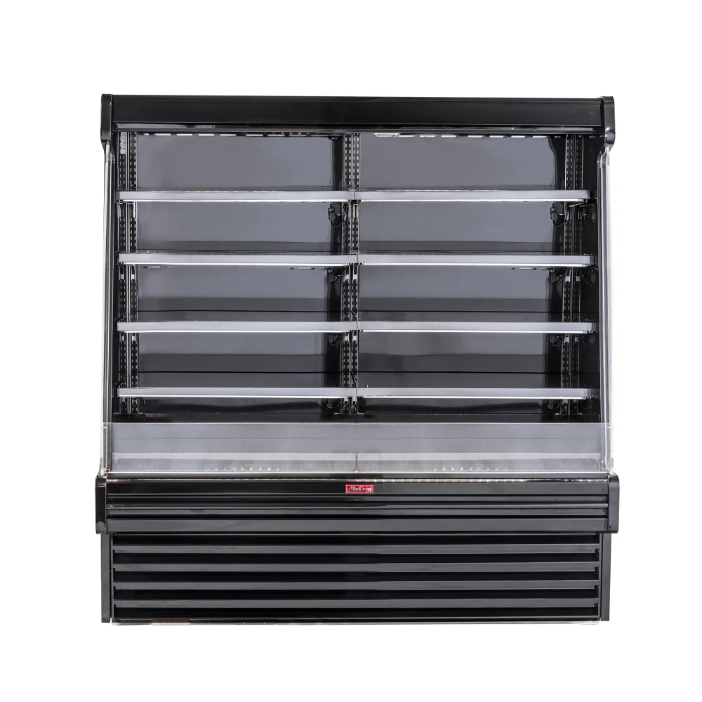 75" W Howard McCray Grab N Go Vertical Open Air Cooler w/ (5) Levels, 115v/208-230v/1ph SC-OD35E-6S-B-LED